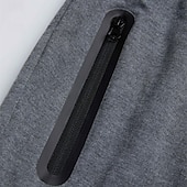 abordables Survêtements de sport-Homme Joggings Pantalon Jogging Pantalon Jogger Cordon Boucle de serviette Poche zippée Couleur Pleine Respirable Séchage rapide Athlétique Fin de semaine Vêtement de rue Casual Sport Athleisure Mince
