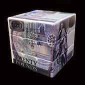 baratos Brinquedos Criativos &amp; Pegadinhas-1pc cubo mágico infinito - desafie seu cérebro com cubo de velocidade, padrão de moeda de um dólar, diversão de quebra-cabeça sem fim para adolescentes e adultos, melhora as habilidades de resolução