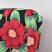 cheap Recliner Chair Cover-Stretch Floral Recliner Covers Non-slip Massage Lazy Boy Sofa Cover All-inclusive Single Seat Couch Cover Armchair Covers
