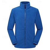 halpa Softshell-, fleece- ja vaellustakit-Naisten Fleecetakki Talvi ulko- Pidä lämpimänä Fleece-vuori Fleecetakit Kokovetoketju Kiipeily Telttailu / Retkely / Luolailu Matkailu Vaalea khaki Musta Keltainen Pinkki Punainen