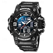 economico Orologi digitali-smael orologio al quarzo da uomo minimalista sportivo casual business luminoso sveglia impermeabile decorazione orologio in silicone