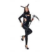 levne Dámské Kostýmy-Čert Valpuržina noc Cosplay kostým Kostým na Večírek Maškarní Dospělé Dámské Úbory cosplay Výkon Párty předvečer Všech svatých Plesová maškaráda Jednoduchý karnevalový kostým