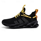 economico Sneakers da uomo-scarpe da corsa traspiranti da uomo verde neon – scarpe sportive leggere con suola ammortizzata per sport e attività all&#039;aperto