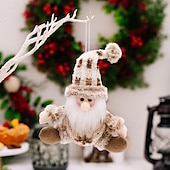 olcso Karácsonyfa díszek-kötött karácsonyi díszek, karácsonyi dekoráció karácsonyi buli mikulás hóember rénszarvas figurák, gyermekajándékok és faakasztók