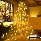 economico Plug in elettrico-elegante festa di nozze ricevimento 2m 280led albero di natale luci stringa con 8 modalità – bassa tensione sicura per 6-8 piedi alberi decorazione del festival