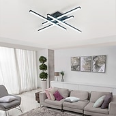 cheap Dimmable Ceiling Lights-Modern Semi Flush Mount Ceiling Light Acrylic 4 Light LED Ceiling Lamp Nordic Sputnik Light Fixture for Living Room Dining Room Bedroom 110-240V
