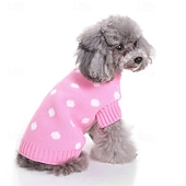 ieftine Pulovere-Câini Pisici Pulovere Jumper Modă Iarnă Cald Modă Comfortabil Crăciun Crăciun În aer liber Anul Nou Zilnice homewear Îmbrăcăminte pentru câini for Small Mediu