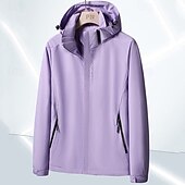 abordables Forros &amp; Chaquetas 3 en 1-Mujer Chaqueta para senderismo Invierno Al aire libre Impermeable Resistente al Viento Multi-bolsillo Cremallera delantera Chaqueta ligera Cremallera completa Camping / Senderismo / Espeleología