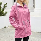 abordables Forros &amp; Chaquetas 3 en 1-Mujer Chaqueta para senderismo Invierno Al aire libre Resistente al Viento Multi-bolsillo Cremallera delantera Repelente de Agua Chaqueta ligera Cremallera completa Camping / Senderismo