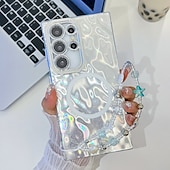 halpa Samsung-kotelot-puhelin Etui Käyttötarkoitus S24 Ultra S24 Plus S24 S24 FE S23 Ultra A55 A35 A25 A15 5G A54 S25 Ultra Takakuori Magneetti Tukee langatonta latausta rannehihnalla Retro Pinnoitus