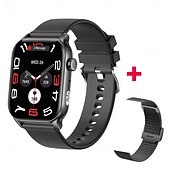 זול צמידים חכמים-696 KR86 שעון חכם 1.95 אִינְטשׁ צמיד חכם שעון חכם Blootooth מד צעדים מזכיר שיחות מוניטור קצב לב מותאם ל אנדרואיד iOS נשים גברים שיחות ללא מגע יד מזכיר הודעות IPX-0 37.5 מ&quot;מ שעון