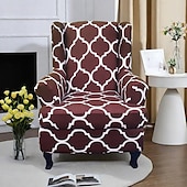 economico COPERTURA PRODURA E COPERCHIO SENZA ARGINE-fodera per poltrona con schienale alto floreale, elegante ed elastica, protezione per mobili resistente, perfetta per aggiungere un tocco di eleganza all&#039;arredamento della tua casa