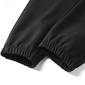 baratos Calças Desportivas-Homens Calças de lã Calças Esportivas Corredor Calças Calça casual Com Cordão Cintura elástica Tecido Prova-de-Água Conforto Comprimento total Ao ar livre Casual Diário Esportes Moda Preto Verde