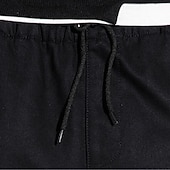 abordables Pantalons Cargo-Homme Pantalon Cargo Pantalon Jogger Pantalon Cordon Taille elastique Multi poche Plein Vestimentaire Extérieur du quotidien Camping et randonnée Mode Classique Noir Vert Véronèse