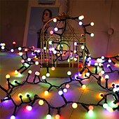 billige Elektrisk støpsel-vanntette led fe string lights 5m/10m julelys dc31v eu/us/au/uk plug led string lights for outdoor  &amp; innendørs innredning