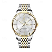 ieftine Ceasuri Quartz-noua tendință de modă pentru bărbați cu calendar dublu ceas cu quartz luminos, simplu, versatil, timp liber, călătorie, sport, ceas pentru bărbați