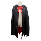 olcso Véres vámpírok-Denevérek Vámpírok Karnevál Pelerin / köpeny Köpeny Cosplay jelmez Felnőttek Férfi Női Farsang Álarcos mulatság Buli / Este Könnyű karneváli jelmez Kiöltözik