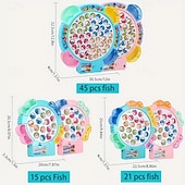 ieftine Gags și jucării practice de glumă-jucării de pescuit, cârlig spin electric cu muzică, modele de mărime opționale, albastru și roz, jucării și cadouri pentru copii, autocolante drăguțe, cadouri practice pentru ziua de naștere și de