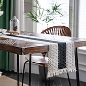 cheap Tablecloth-Tablerunner Decorative and Durable Table Cover Ideal for Dining and Kitchen Tables Perfect for Everyday Use or Special Occasions