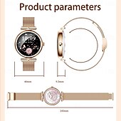 cheap Smart Wristbands-696 AK73 Smart Watch 1.28 inch Smart Band Fitness Bracelet Bluetooth Pedometer Call Reminder Sleep Tracker Compatible with Android iOS Women Hands-Free Calls Message Reminder IPX-0 40mm Watch Case