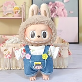 お買い得  人形の服とアクセサリーセット-ドール服スーツForLabubu 7インチ/17cmぬいぐるみドール服セット（ドールなし）