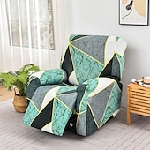 cheap Recliner Chair Cover-Stretch Floral Recliner Covers Non-slip Massage Lazy Boy Sofa Cover All-inclusive Single Seat Couch Cover Armchair Covers