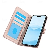 preiswerte Handyhülle für iPhone-Handy Hülle Handyhüllen Für iPhone 16 iPhone 15 Pro Max Plus iPhone 14 13 12 11 Pro Max Plus Brieftasche Kartenetui Ganzkörperschutz mit Lanyard mit Handschlaufe Retro TPU PU-Leder