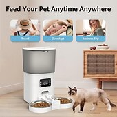 levne Misky a krmítka pro psy-Psi Kočky Domácí mazlíčci Krmítka / Automatický podavač / Misky pro psy ABS + PC Skládací Snadná instalace Misky a krmítka Jednobarevné Bílá Mísy a krmení Domů Denní