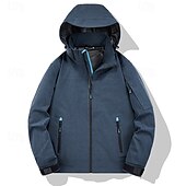 levne Nepromokavé bundy-Pánské Polar Dağcı Montu Zima Venkovní Voděodolný Teplý Yumuşak Pohodlné Fleecové bundy Celý Zip Kempování a turistika cestování Zimní sporty Modrá Šedá