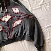 abordables sudaderas con capucha 3d para hombre-Hombre Unisexo Sudadera Gris Oscuro Con Capucha Ojo Retazos Correa Deporte Diario Festivos Ropa de calle Básico Casual Primavera &amp; Otoño Ropa Sudaderas con capucha Sudaderas