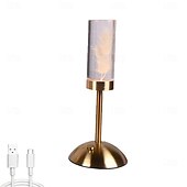 baratos Candeeiros de mesa-acrílico flor eterna candeeiro de mesa tri cor temperatura cor luz gradiente led criativo noite luz quarto lâmpada cabeceira atmosfera decoração ornamento aniversário presente usb 1pc