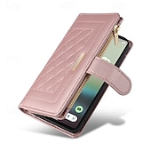 ieftine Alte Carcase-telefon Maska Pentru Pixel 9 Pro Pixel 9 Pro XL Pixel 8 Pro Pixel 8 Pixel 9 Pixel 7 Pixel 7 Pro Capac Spate rezista Fermoar Acceptă încărcarea fără fir Retro TPU PU piele