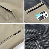 levne Gilety-Pánské Kamizelka Vesta Rybářská vesta Dağcı Yeleği Denní Rande Dovolená Módní Na běžné nošení Jaro léto Kapsy Polyester Pohodlné Bez vzoru Zip Stojáček Běžný Černá Khaki Armádní zelená Tmavomodrá