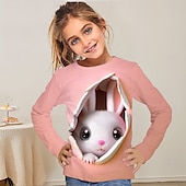 Pääsiäinen Tyttöjen 3D Kuvitettu Eläin Kani T-paita Pitkähihainen Kevät Syksy Muoti Perus Lapset 4-12 vuotta Tiukka pyöreä kaula-aukko ulko- Kausaliteetti Päivittäin Normaali halpa Tyttöjen 3D Eläimet-Pääsiäinen Tyttöjen 3D Kuvitettu Eläin Kani T-paita Pitkähihainen Kevät Syksy Muoti Perus Lapset 4-12 vuotta Tiukka pyöreä kaula-aukko ulko- Kausaliteetti Päivittäin Normaali