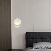 cheap Indoor Wall Lights-Modern Minimalist Round Aluminum LED Wall Sconce Lamp Indoor Modern Indoor Wall Lights Bedroom Metal Wall Light 110-240V 10W