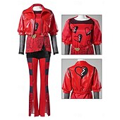  היורש האדום מלכת הלבבות האדומה לילדים מִכְנָסַיִים תלבושות קוספליי for בגדי ריקוד נשים מבוגרים האלווין (ליל כל הקדושים) קרנבל מפלגה