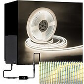 economico Strisce luminose a spina-zdm nuova dimmerazione continua 16,4 piedi 5 m striscia luminosa a led cob cri 80 60w corda luminosa a led luce flessibile adatta per illuminazione di fascia alta dc12v dc24v