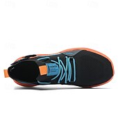economico Sneakers da uomo-scarpe da ginnastica sportive da uomo in Flyknit verde neon - scarpe da corsa leggere e traspiranti con un design unico della suola