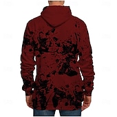 tanie Bluzy-Halloween Michael Myers Bluza z Kapturem Nadruk Graficzny Na Dla par Męskie Damskie Dla dorosłych Halloween Karnawał Bal maskowy Druk 3D Codzienne