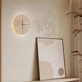 abordables Apliques de pared para interior-Interior Moderno Estilo nórdico Lámparas de pared para interiores Dormitorio Comedor Piedra Luz de pared 110-120V 220-240V