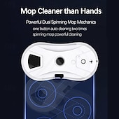 cheap Cordless Vacuum-Window Cleaning Machine With Water Tank Automatic Water Spray Planning Type Fully Automatic Window Cleaning Robot