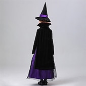 levne Zlé čarodějnice-Čerodějnice Valpuržina noc Šaty Cosplay kostým Dětské Dívčí cosplay Večírek předvečer Všech svatých Karneval Plesová maškaráda Jednoduchý karnevalový kostým