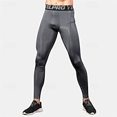 お買い得  ランニングパンツとタイツ-男性用 レギンス ランニングパンツ コンプレッションパンツ トラックパンツ ポケット 弾性ウエストバンド ハイウエスト サイクリングタイツ アウトドア スポーツ 屋内 秋 速乾性 ライトウェイト ソフト マラソン ランニング いい結果になる テイラーフィット スポーツウェア アクティブウェア ホワイト ルビーレッド バーガンディー