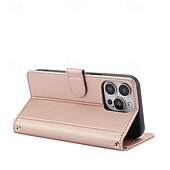 preiswerte Handyhülle für iPhone-Handy Hülle Handyhüllen Für iPhone 16 iPhone 15 Pro Max Plus iPhone 14 13 12 11 Pro Max Plus Brieftasche Kartenetui Ganzkörperschutz mit Lanyard mit Handschlaufe Retro TPU PU-Leder