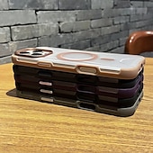 お買い得  iPhone用ケース-電話 ケース 用途 iPhone 16 Pro Max プラス iPhone 16 iPhone 16 Proマックス iPhone15 iPhone 15 Pro Max iPhone 14 Pro Max iPhone 13 Pro Max バックカバー 磁石バックル ワイヤレス充電をサポート 耐衝撃 レトロ風 PC