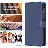 levne Pouzdra pro iPhone-telefon Carcasă Pro iPhone 16 Pro Max Plus iPhone 15 14 Pro Max Plus iPhone 14 13 12 11 Pro Max Plus iPhone 13 12 11 Pro Max Mini SE X XR XS Max 8 7 Plus Pouzdro na peněženku se stojánkem Zip s
