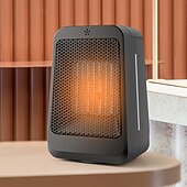 cheap Heating Equipment-Space Heater 1200W Electric Heater Indoor Portable Thermostat PTC Fast Heating Chamber Small Heater with Heating and Fan Mode