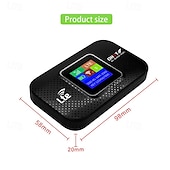 economico Router wireless-router wifi 4g lte wireless portatile sblocca modem mini hotspot esterno 150mbps mobile tascabile mifi slot per scheda sim ripetitore 3000mah