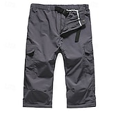 voordelige Bodems-Voor heren Combatbroek Cargohosen Wendbare Hosen Militair Buiten Normale pasvorm waterdicht Ademend Sneldrogend Broeken / Regenbroek / Overbroek Elastische taille Leger Groen donkergrijs Jagen