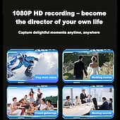Χαμηλού Κόστους Action Κάμερες-4k ρετρό ψηφιακή φωτογραφική μηχανή vlogging κάμερα wifi με οθόνη 2,4 lcd hd 1080p 16x compact ψηφιακό ζουμ κάμερα ευρείας γωνίας και κάμερα λήψης